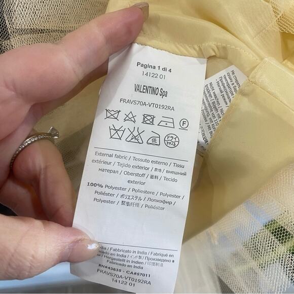 RED Valentino Sequin Mesh Tulle Mini Dress Black Nude IT 44 US 8 Party Glam - Picture 8 of 10